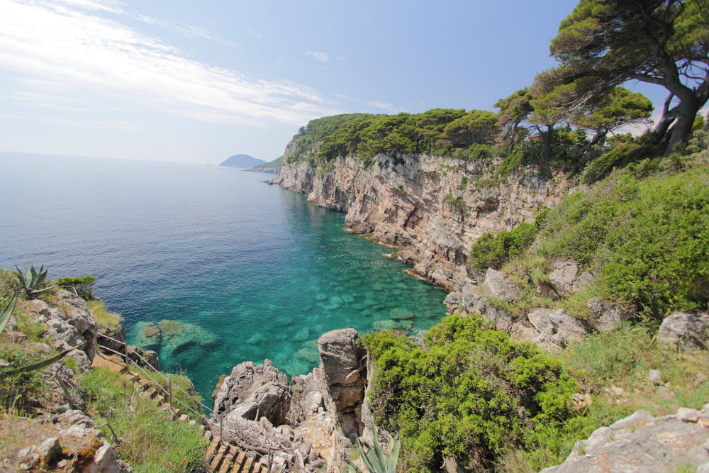 A visit to Kolocep beaches must include one of most stunning Placet.